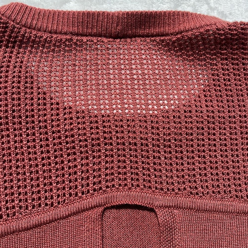 Lululemon Back to Balance Long Sleeve Sweater Rustic Clay Size XS Excellent - Picture 11 of 15